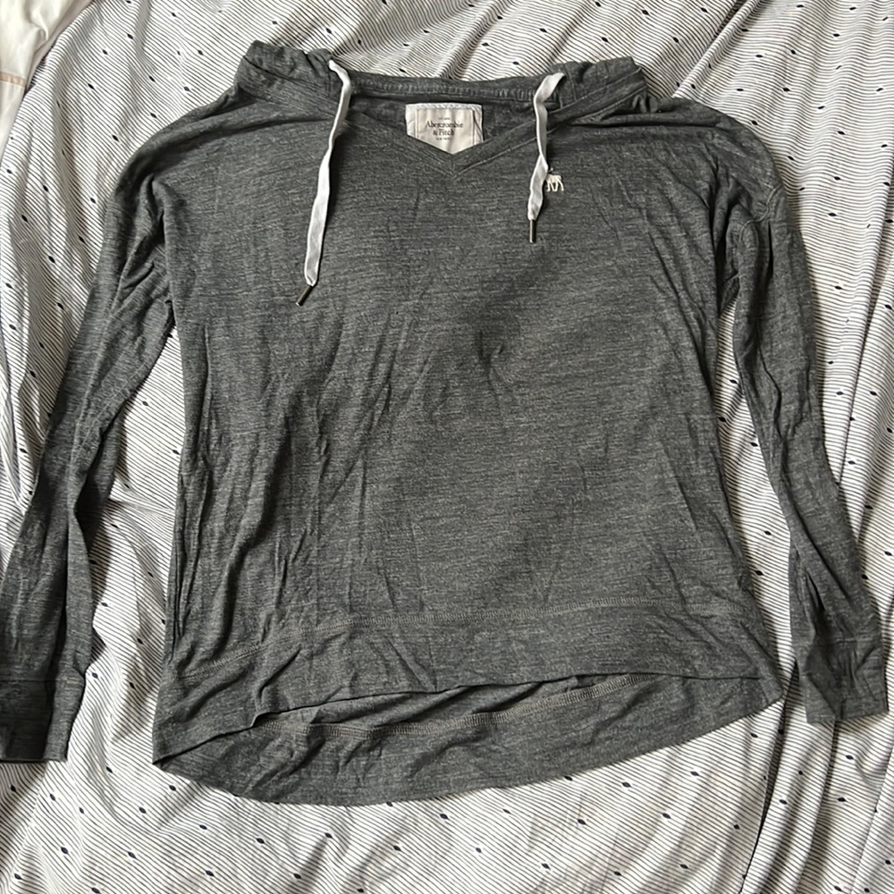 Gray Hoodie Abercrombie Size M